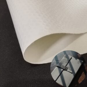 White Synthetic Leather PU Leather Roll Material for Writing Notebook Cover Book Front Cover Binding