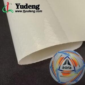 White Synthetic Leather PU Leather Material for Sporting Balls (Soccer Balls, Footballs, Volleyballs Etc.)