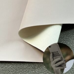 Pink PU Rexine Roll PU Leather Roll Material for PhoneCase