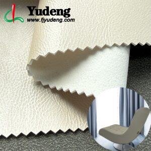 Beige Leather Fabric PU Leather Roll Material for Upholstery Furniture or Decoration (Sofas, Beds, Cabinets, Interior Wall etc.)