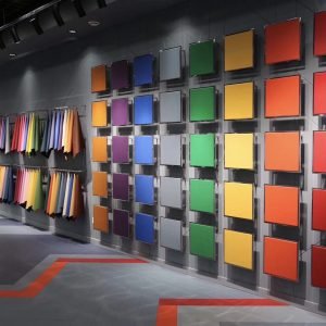 Yudeng PU leather Showroom